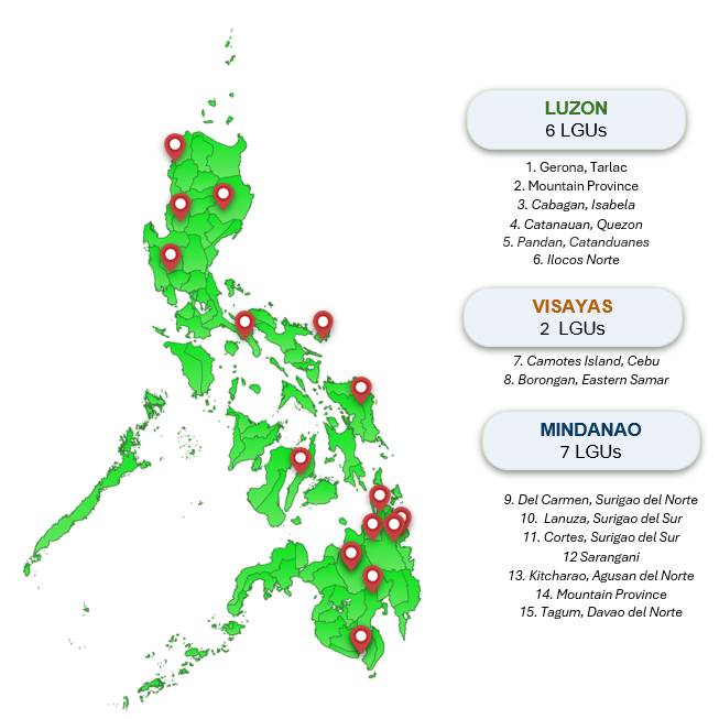 Philippine Project Map